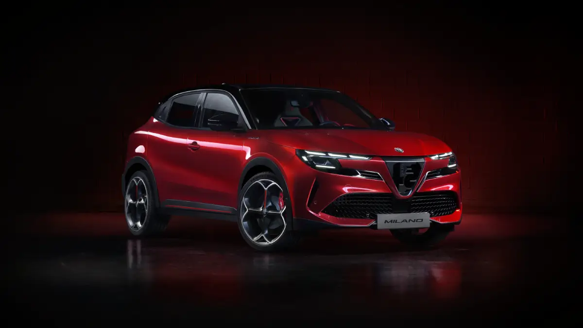 Alfa Romeo Junior de color rojo