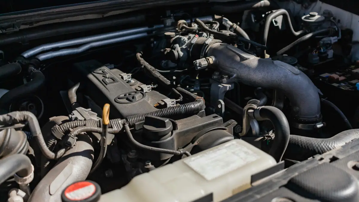 Inyectores de un motor Toyota