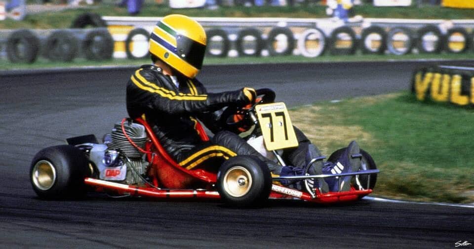 AYRTON SENNA 1977 KARTING – Replicas de cascos F1