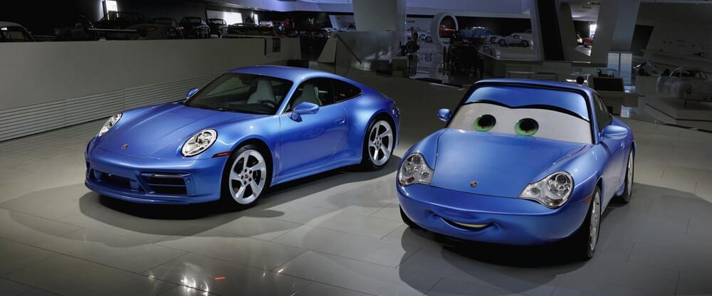Los coches de Cars: Sally y el Porsche 911 Carrera