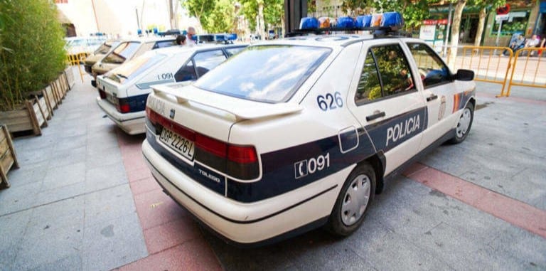 Otro coche de la Policía Nacional, el SEAT Toledo