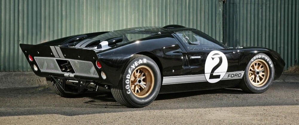 Parte trasera de un Ford GT40