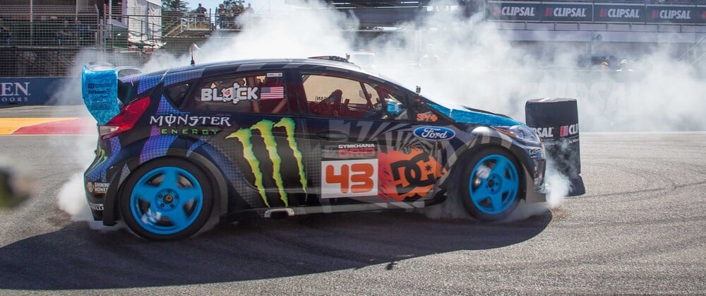 Este es el curioso garaje que tenía Ken Block