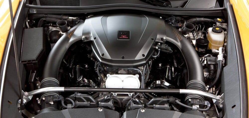 El famoso motor V10 del Lexus LFA