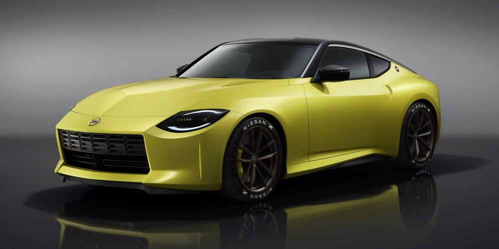 Nissan Z desde un punto de vista frontal