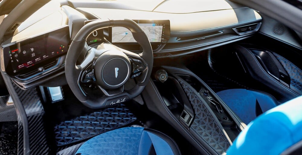 Interior del Pininfarina Battista