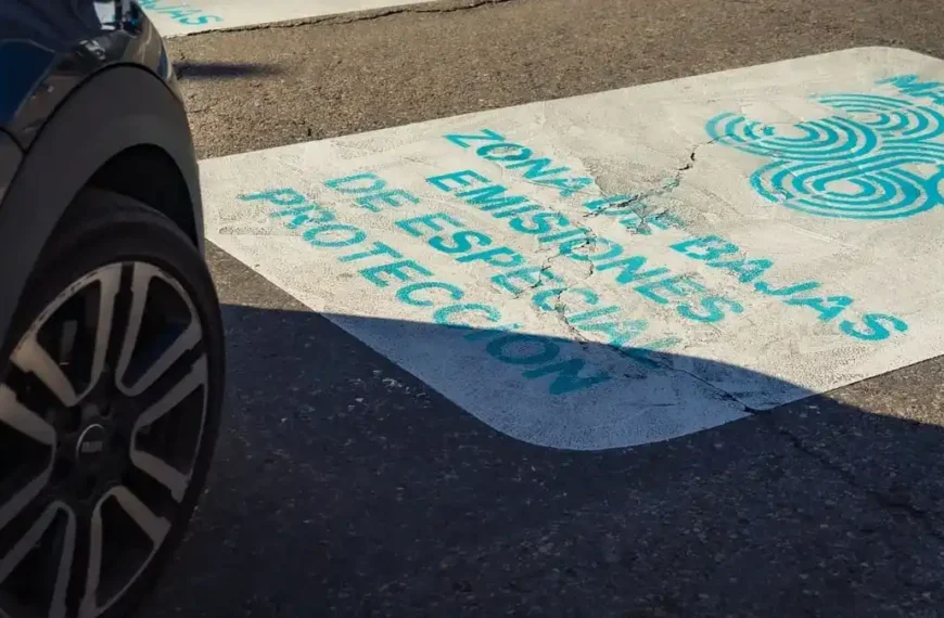 Señalización de la zona 360 de Madrid Centro