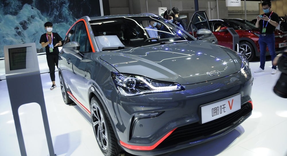 Coches eléctricos chinos de la marca Neta