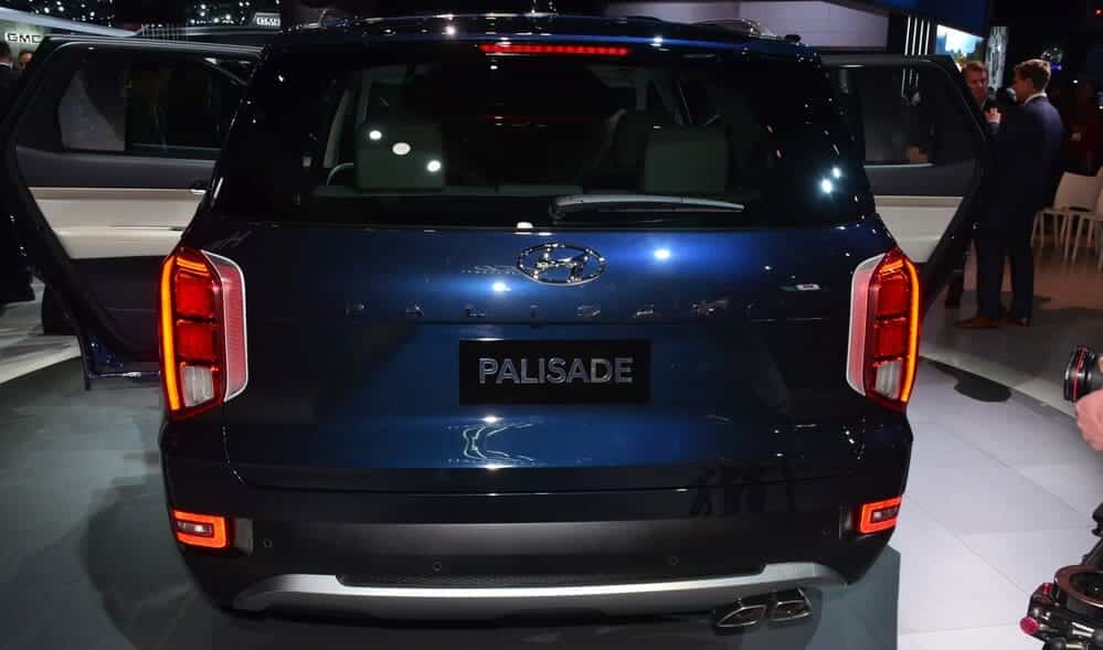 Parte trasera del Hyundai Palisade