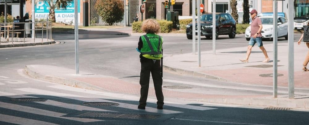 Policía en la calle