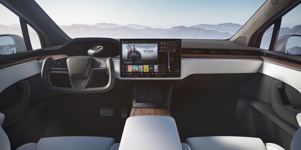 Interior del nuevo Tesla