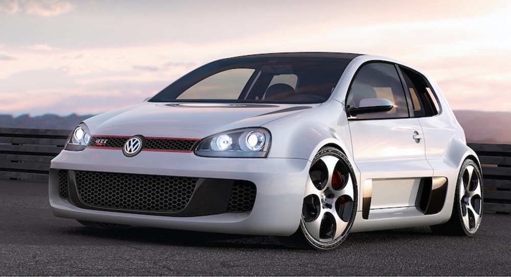 Volkswagen Golf 5 Gti w12 parte forntal y lateral