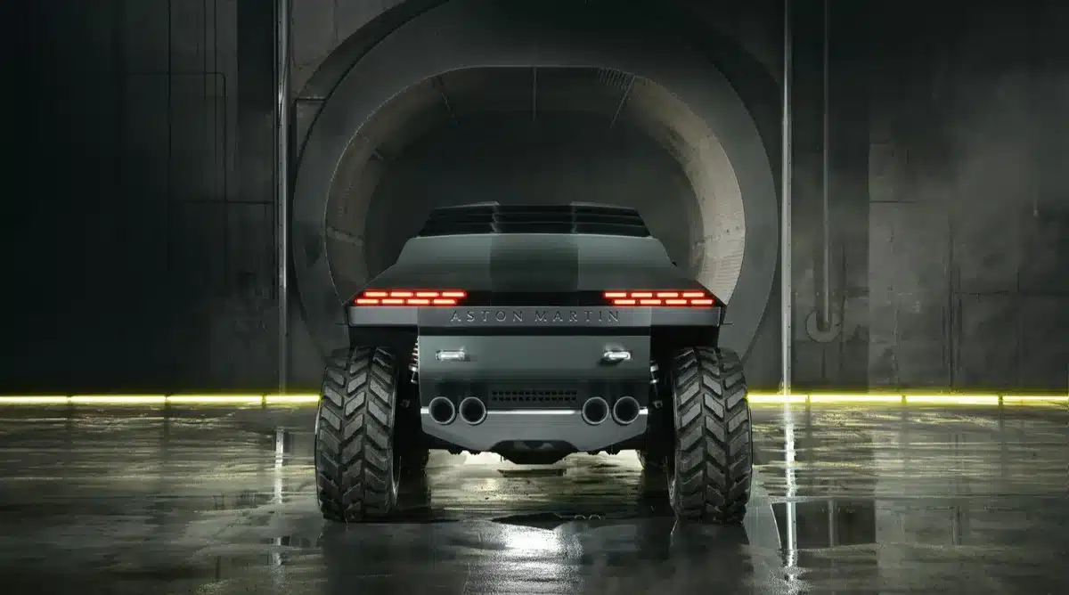 Parte trasera del Aston Martin Dreadnought