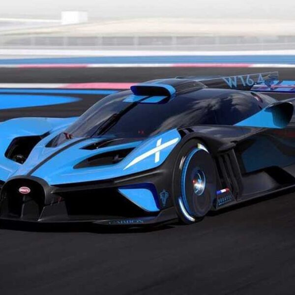 Bugatti Bolide en pista