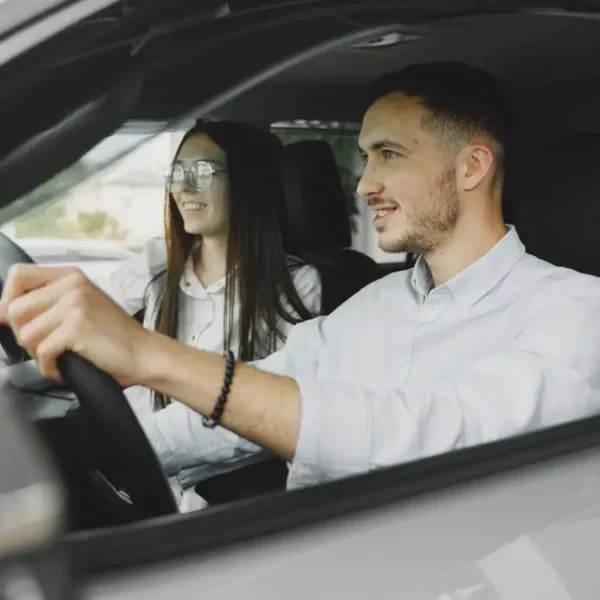 Prueba de coche concesionario