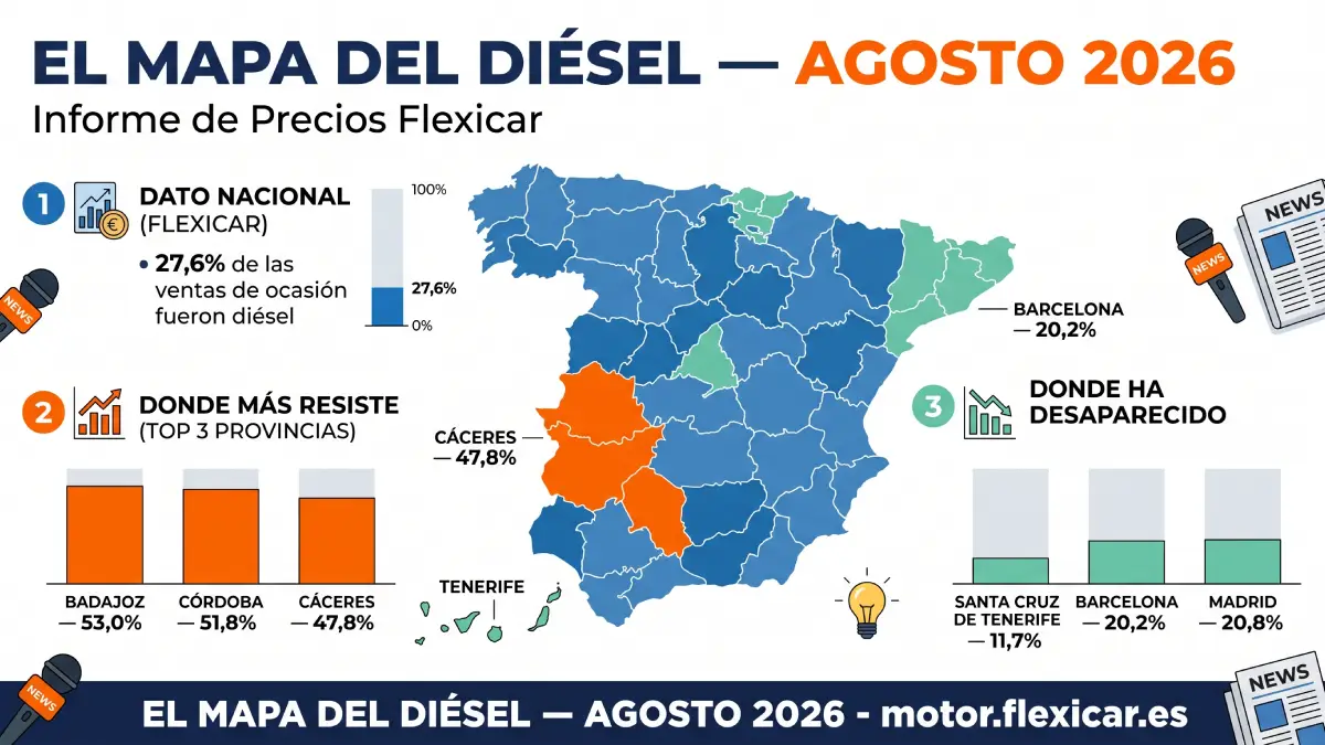 Infografía completa Mapa diésel ventas 2026