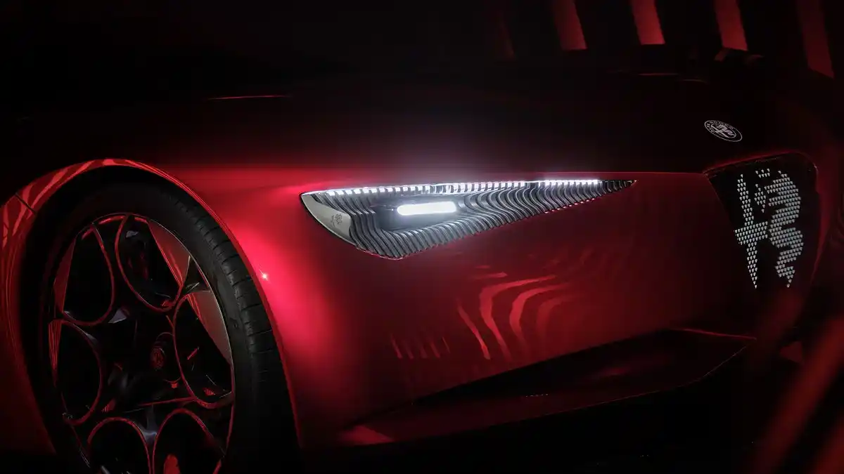 Faro del Alfa Romeo Cuorerosso