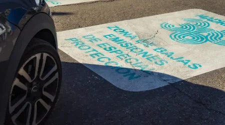 Señalización de la zona 360 de Madrid Centro